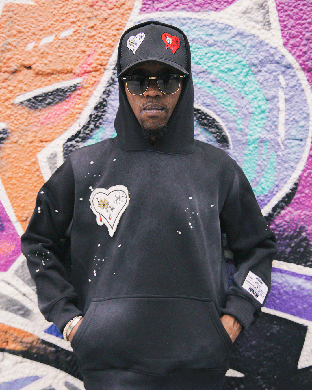 MNBMH BLK SWEATSUIT (TOP)
